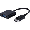 Picture of Ativa® DisplayPort to VGA Pigtail Adapter, 6", Black, 36543