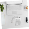 Picture of UKCOCO External Number Pad for Laptop 10 Key Keypad 10 Key Numeric Pad Macro Keypad Wired Number Pad for Laptop Keypad for Laptop Numeric Keypad USB Keyboard Computer Financial Accounting