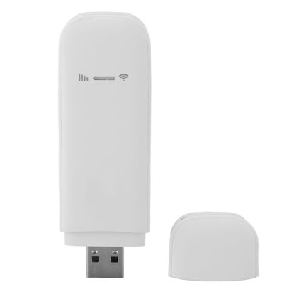 Picture of 4G LTE USB WiFi Modem, 4G LTE USB WiFi Modem Portable 4G Router SIM Card Slot Support 10 Users, 150Mbps, Support B1/2/3/4/5/7/8/20/28/66, Travel Hotspot