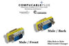 Picture of CompuCablePlusUSA D-Sub Serial Mini Gender Changer Coupler Adapter (Mini Gender Changer, 6 PCS/Pack) (DB9, Male to Male)