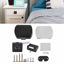 Picture of Intelligent Fingerprint Lock Smart Electric Drawer Cabinet Lock Black PC Plastic for Home Office Drawer Wardrobe Furniture Lock Sauna SPA