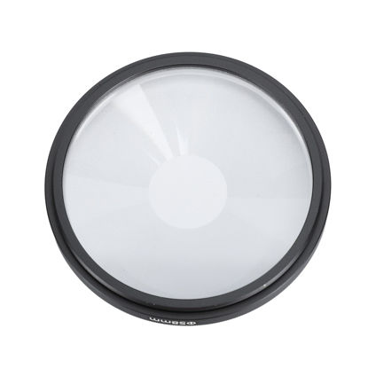 Picture of 55mm Lens Filter, Swirl Halo Effects, Optical Glass Lens Filter with Filter Adapter Ring for Portrait Photography Landscape Videography