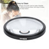 Picture of 55mm Lens Filter, Swirl Halo Effects, Optical Glass Lens Filter with Filter Adapter Ring for Portrait Photography Landscape Videography