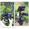 Picture of ULANZI Triple Cold Shoe Mount Adapter Aluminum Alloy with 3 Cold Shoe Dual 1/4 Thread for Camera Extension Microphone LED Light Magic Arm Mount