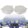 Picture of SHMT Chrome Batwing Fairings Front Mesh Speaker Grill Replacement for Harley Street Glide Electra Glide Ultra Limited Tri Glide 2014-2023