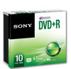 Picture of Sony 10DPR47SS 16x DVD+R 4.7GB Recordable DVD Media - 10 Pack (Discontinued by Manufacturer)