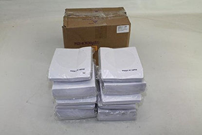 Picture of 1000 pcs White CD DVD Paper Sleeves Envelopes with Flap and Clear Window