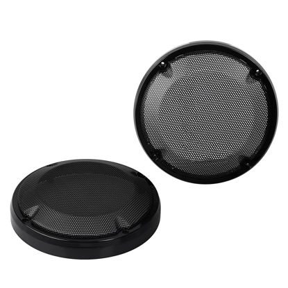 Picture of YDLMT Black 6.5" Saddlebag Lid Lower Vented Fairing Speaker Grill Cover Compatible with 1983-2021 Harley Touring Road King Electra Street Glide