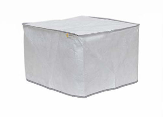 Picture of The Perfect Dust Cover, White Vinyl Cover for HP Laserjet Pro MFP M428fdw Laser Printer, Anti Static and Waterproof Cover Dimensions 16.54''W x 15.35''D x 12.72''H by The Perfect Dust Cover LLC