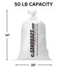 Picture of eSANDBAGS. Heavy Duty Sandbags with Tie Strings | Empty Woven Polypropylene Bags for Flood Control, UV Resistant, 50 lb Capacity, 14x26 inches, (50 empty eSandbags)