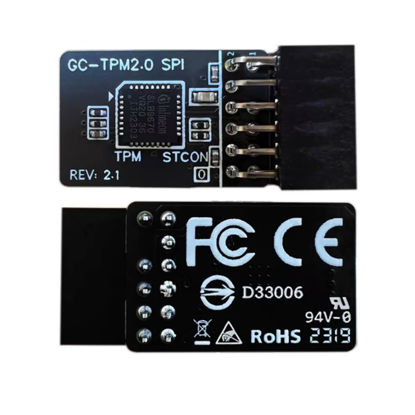 Picture of Replacement TPM 2.0 Security Module SPI 2.0 (12-1) pin Security Module FW 7.85 for GIGABYTE GC-TPM20 Platform Accessories