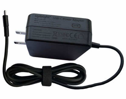 Picture of UpBright 65W USB Type-C AC/DC Adapter Compatible with Peloton Bike+ Plus Model PLTN-TTR01 PLTN-TTRO1 CL02-0011 Stationary Bike Rotating Touch Screen Monitor Tablet FSP065-APDC8R01 Power Supply Charger