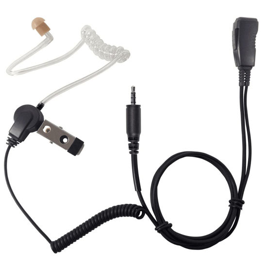 Picture of Sheepdog Acoustic Tube Earpiece Mic, Compatible with Kenwood PKT-23 ProTalk, Commercial-Grade