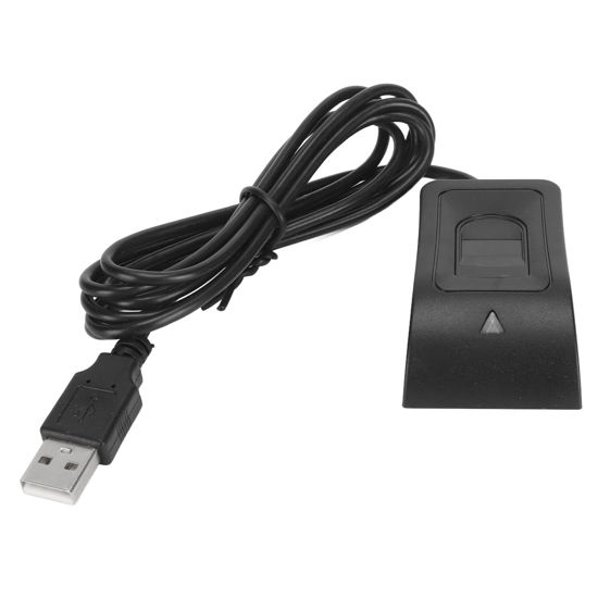 Picture of Desktop USB Fingerprint Reader, Computer Fingerprint Key Reader, USB Security Key with Extension Cable for Windows, Auto Calibration Recognition, Password Free