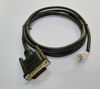 Picture of Compucableplususa.com Best Industrial Serial DB15 D-Sub15 Pin RS232 Serial Cable with Bare Wire - 28 AWG with Black PVC Jacket (Male, 10 Feet)