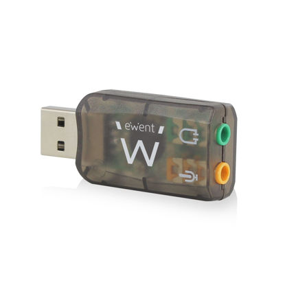 Picture of ewent Virtual 3D USB 5.1 Sound Card, EW3751
