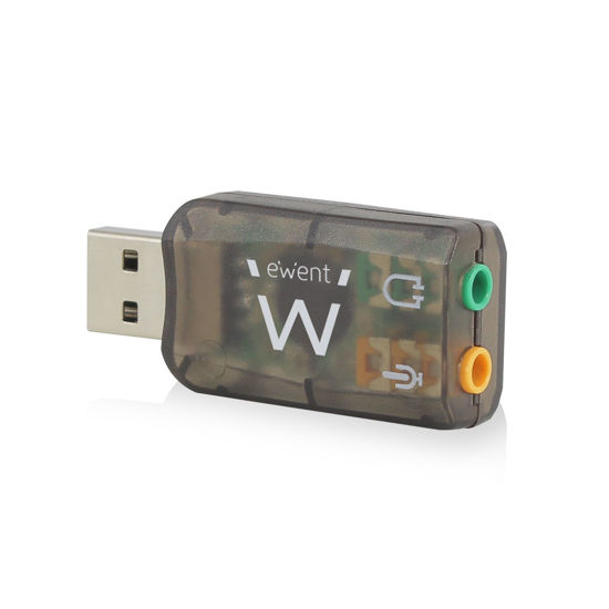 Picture of ewent Virtual 3D USB 5.1 Sound Card, EW3751