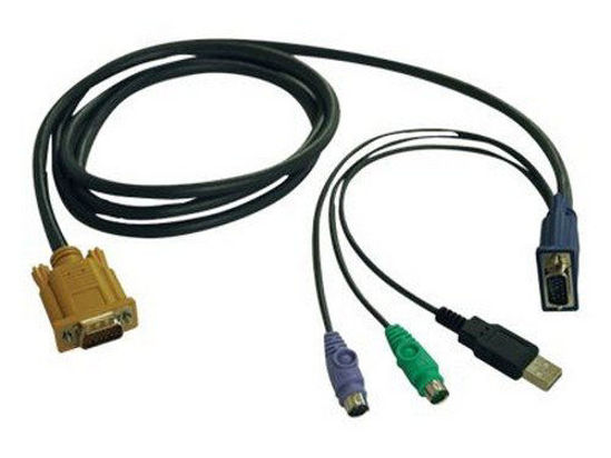 Picture of Tripp Lite P778-006 - keyboard / video / mouse (KVM) cable - 6 ft (P778-006) -