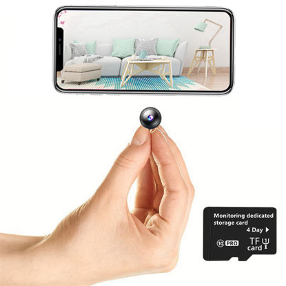 Picture of (Round Style+4day) Camera Baby Monitor Security Cameras Wireless Outdoor for Home Security Webcam camaras de seguridad para casa inalambricas Security Indoor with and Audio