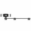 Picture of iBOLT 10 inch Tripod Camera Slider Bar with 3 Camera(_ inch) Screw attachments and Phone adapter- Great for adding additional Microphones, LED Lights, Flash, monitors, etc- DSLR, GoPros, Video Cameras