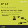 Picture of Twiins HF 2.0 Bluetooth Motorcycle Helmet Communication Headset (Dual Speaker)