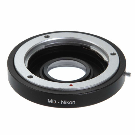 Picture of Foto4easy Lens Mount Adapter for Minolta MD Mount Lens to Nikon AI F Mount DSLR Camera
