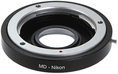 Picture of Hersmay Lens Mount Adapter for Minolta MD Mount Lens to Nikn AI F Mount DSLR Camera for Nikon D750,D810, D7500, D7200, D7100, D7000, D5600, D5400, D5300, D5200, D3300, D3200, D90, D4, D3X, D2