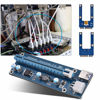 Picture of Hongzer PCI-E 16x Adapter, Mini PCI-E to PCI Express16x Extender Riser Adapter with SATA Power Cord for Video Card Mining