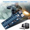 Picture of Hongzer PCI-E 16x Adapter, Mini PCI-E to PCI Express16x Extender Riser Adapter with SATA Power Cord for Video Card Mining