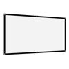 Picture of 100 inch 16:9 Thicken Portable Non Crease Foldable Projection Screen,Soft White Polyester Projector Curtain Projection Screen,Suitable for Home Theater, Conference, Outdoor Camping Movie