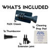 Picture of MotoRadds Flex Classic Flexible Adhesive Action Camera Mount for Motorcycle windscreens, MX Visor Peaks, Helmets, fairings, cowls, and More! Compatible with GoPro, Insta360, DJI, Sugru, and More