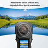 Picture of Camnoon 2pcs Panoramic Camera Lens Guards Lens Protective Cover Lens Protector Compatible with ONE RS 1-Inch 360 Edition Camera