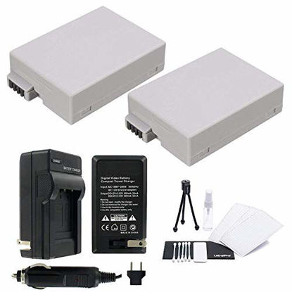 Picture of Ultrapro 2-Pack LP-E8 High-Capacity Replacement Batteries with Rapid Travel Charger for Canon EOS Rebel T2i, T3i, T4i, T5i, EOS 550D, EOS 600D, EOS 650D, EOS 700D DSLR Digital Camera