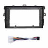 Picture of Fits for Toyota Corolla 2006-2012 Car Radio Stereo Fascia Frame Double DIN 9 inch Dash Installation Mounting Kit