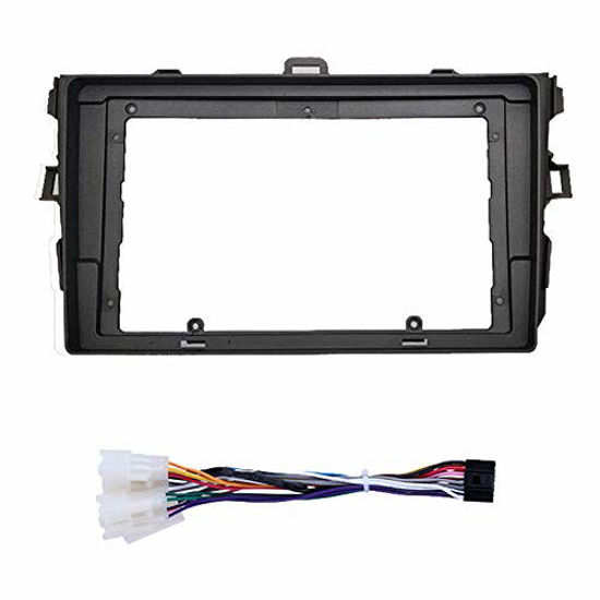 Picture of Fits for Toyota Corolla 2006-2012 Car Radio Stereo Fascia Frame Double DIN 9 inch Dash Installation Mounting Kit