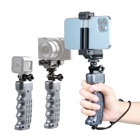 Picture of Pistol Grip Plus Only: Handle with 1/4"-20 Mount for DSLR Mirrorless, Action Camera, and Smartphone, Video Stabilizer Handle (Pistol Grip Plus Only)