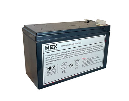 Picture of APCRBC17, UPS Battery Replacement #17 Compatible with APC Battery Backup Models BE650G1, BE750G, BR700G, BE850M2, BE850G2, BX850M, BE650G, BN600, BN700MC, BN900M, and Select Others by NEX