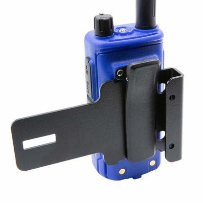 Picture of Rugged Single Side Radio & Hand Mic Mount for V3 RH5R RDH16 R1 GMR2 and Baofeng Handheld Radios