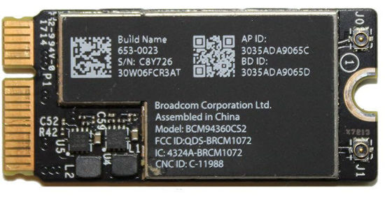 Picture of A1466 WiFi Airport Bluetooth Card for MacBook Air 2013-2017 BCM94360CS2, 653-0023, 661-7465, 661-7465, 661-7465, 661-7481 (Authentic)