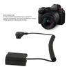 Picture of BLK22 Dummy Battery for Lumix S5 S5K S5GK GH5II GH6 G9 Digital Camera, D Tap to DCC17 Power Supply Dummy Battery Coiled Cable Coupler Adapter Cable,Digital Camera Parts