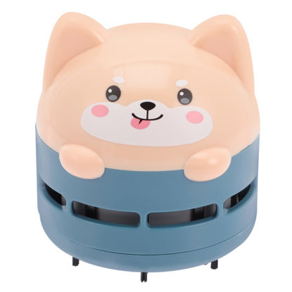 Picture of Angoily Desktop Vacuum Cleaner USB Cute Cat Shape Mini Table Dust Sweeper Desk Dust Cleaner for Keyboard Home School Office Birthday Gifts