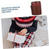 Picture of TENDYCOCO Lens Cases 2pcs Camera Bag Tote Purse Organizer Insert Leather Camera Lens Bag Camera Lens Holder Telephoto Lens Bags Leather Pouch Camera Lens Protector Camera Mini Change Pouch