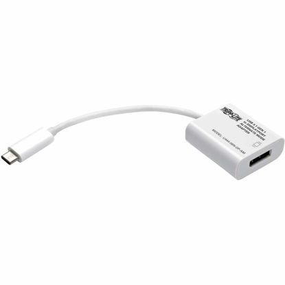 Picture of Tripp Lite USB C to DisplayPort Video Adapter Converter 4Kx2K M/F, Thunderbolt 3 Compatible, USB-C to DP, USB Type-C, USB Type C 6in (U444-06N-DP-AM)