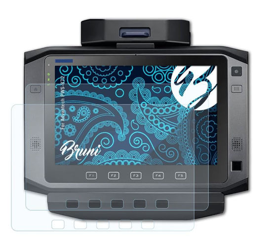 Picture of Bruni Screen Protector compatible with Advantech PWS-872 Protector Film, crystal clear Protective Film (2X)