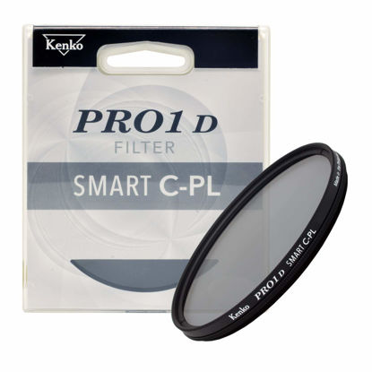 Picture of Kenko Circular Polarizing Filter PRO1D Smart C-PL Filter 52mm, for Removing Light Reflections, for Brilliant Landscape Photography, Lowprofile, 398715