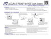 Picture of Accurate Films Anti-Glare 15" POS Touch Screen Protector For HiSense/HiStone HK570 (cut size is 13.5" X 10.5" with rounded corners)
