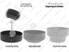 Picture of Fotodiox 3-Section Rubber Lens Hood, Sun Shade, 77mm