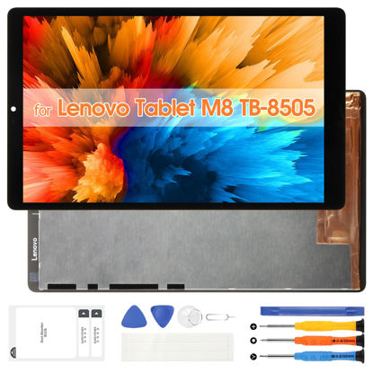 Picture of for Lenovo Tablet M8 2019 Screen Replacement - for Lenovo Tab M8 LCD Display Touch Screen for Lenovo Tab M8 (HD) TB-8505 TB-8505X TB-8505F TB-8505FS LCD Screen Assembly 8.0''
