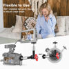 Picture of Camnoon 7 Inch Adjustable Articulating Friction Magic Arm Flexible Extension Bracket Aluminum Alloy with Dual 1/4 Inch Screw 360° Rotatable for Video Monitor LED Light Flash