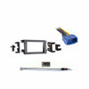 Picture of Harmony Audio Compatible with Honda Ridgeline 2005 2006 2007 2008 Double DIN Stereo Harness Radio Dash Kit Gray